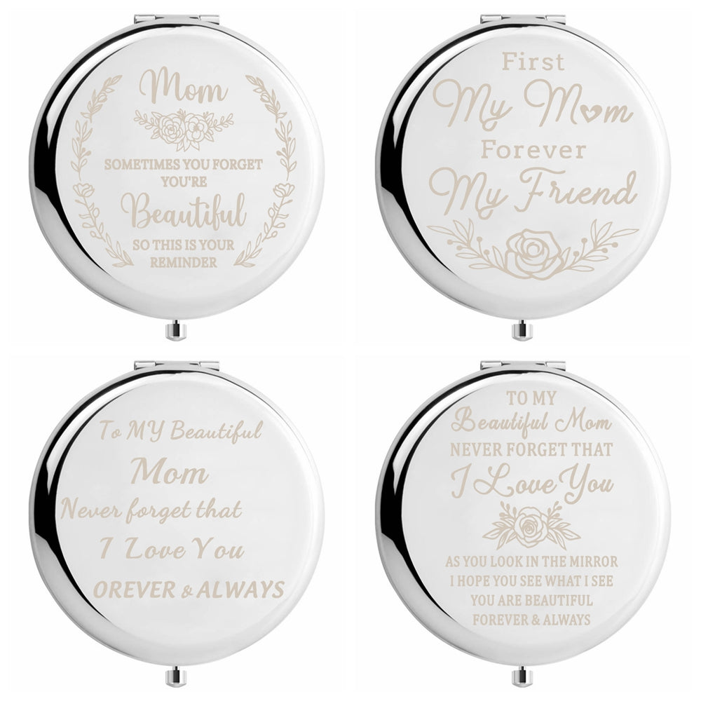 Mom From Daughter Mother's Birthday Travel Makeup Mirror Appreciation Gift