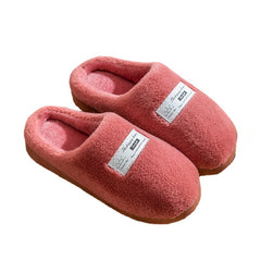 Men's Soft Plush Cozy House Slippers Anti-Skid Slip-On Shoes
