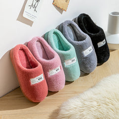 Men's Soft Plush Cozy House Slippers Anti-Skid Slip-On Shoes