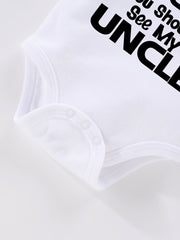 Toddler Baby Rompers 3pcs Set Creative Letter Print Perfect Pregnancy Gift