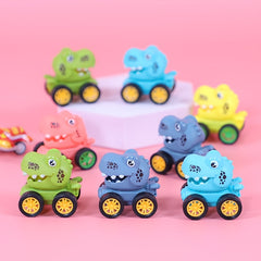 2pcs Kids Mini Dinosaur Pull Back Car Toy