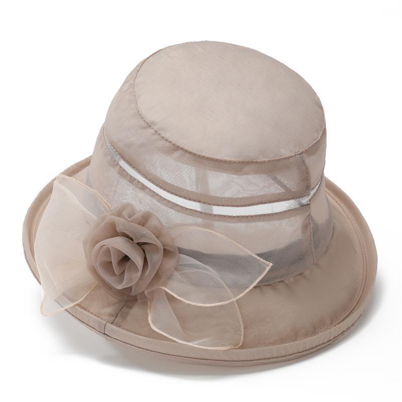 Foldable Rolled Sun Hat for Middle-aged and Elderly
