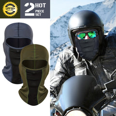 2pcs Balaclava Full Face Mask Sun UV Protection Outdoor Fishing Hats