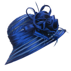 Crystal Yarn Hat Organza Beach Sun Top Hat Summer Sun Protection