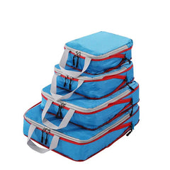 4pcs Compression Packing Cubes Set for Carry On Suitcase Travel Luggage
