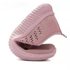 Women's Breathable Mesh Sneakers Casual Lace Up Outdoor Shoes