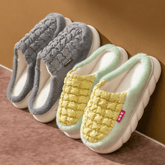 Ultra Soft Plush Cozy House Slippers Anti skid Slip on Shoes Indoor For Men