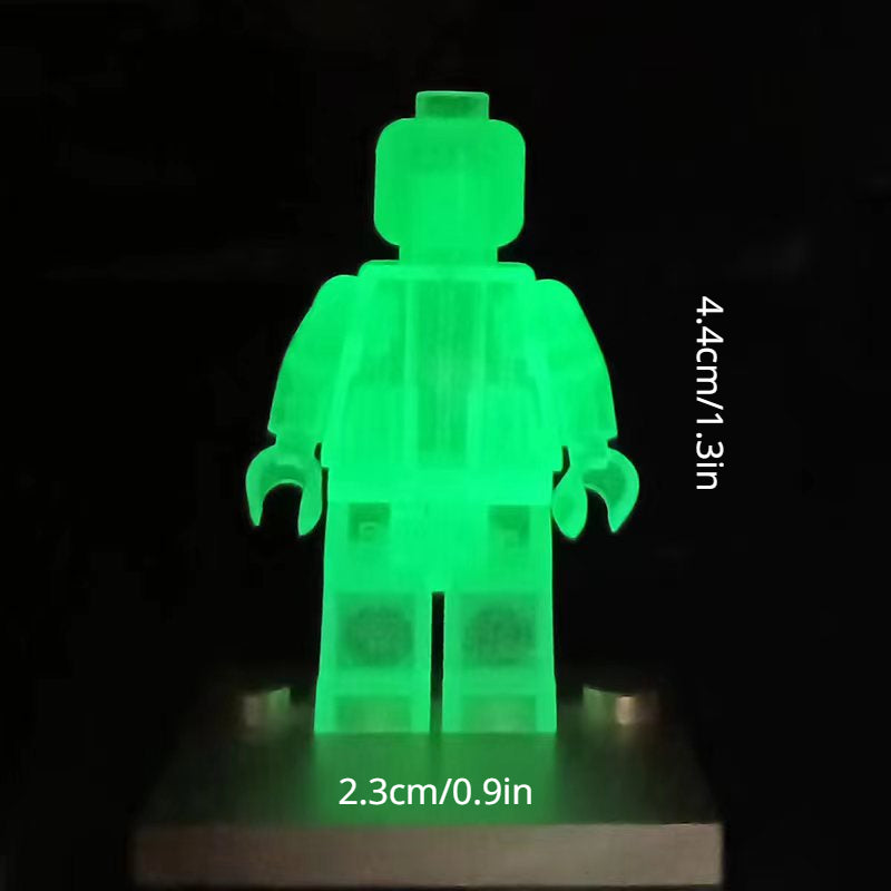 Luminous Building Blocks Moving Model Doll Toys