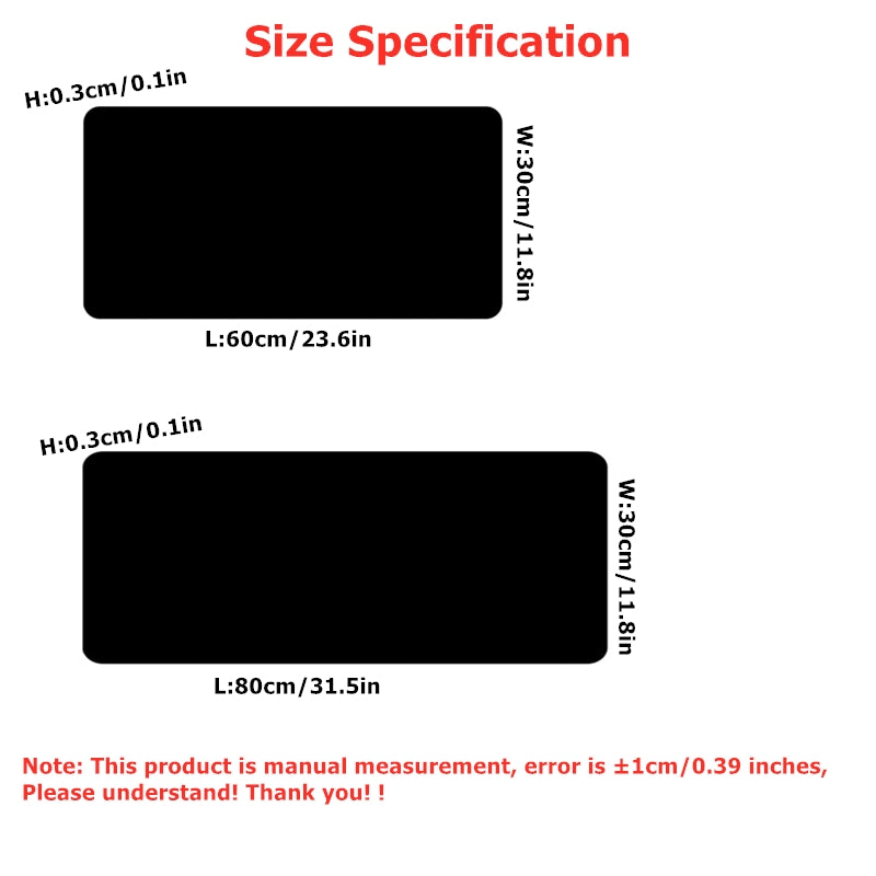 Rose Pattern Non-slip Mouse Pad for Office Home Computer Laptop