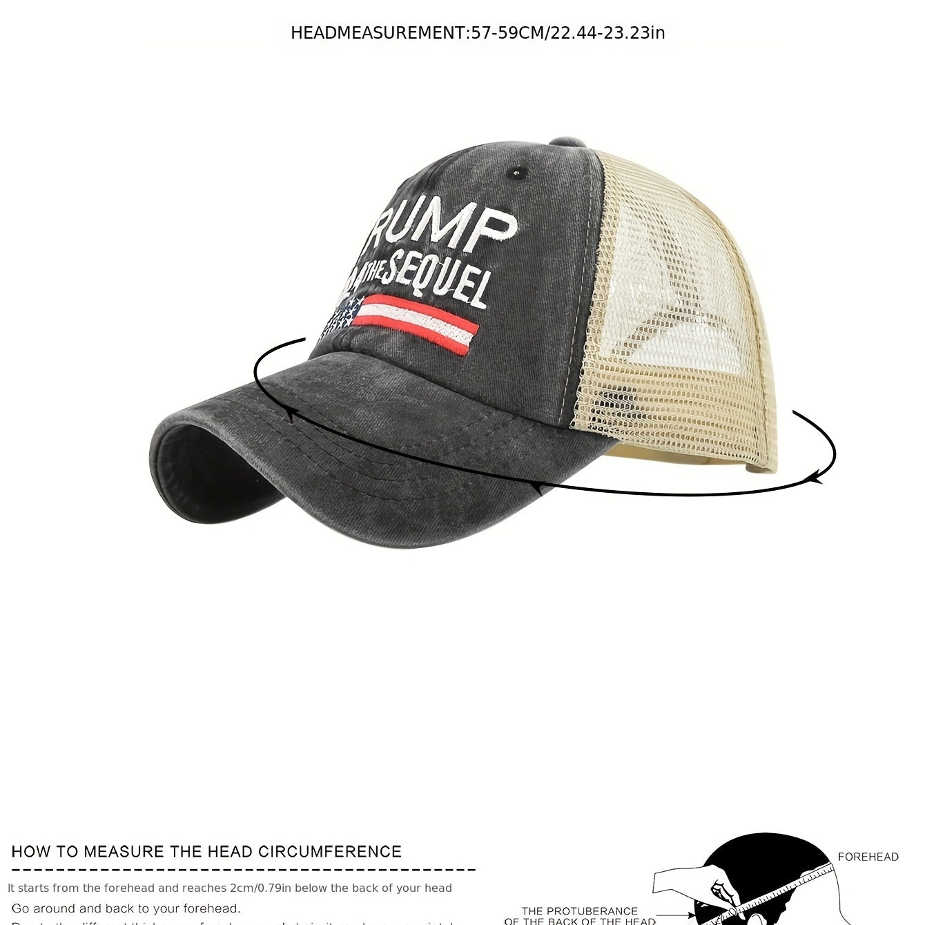 Letter Embroidery Trucker Hat Mesh Baseball Cap for Women & Men