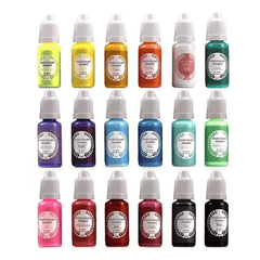 9pcs Kit Epoxy Pigment Opaque Liquid Resin Colorant 18 Col 0 35oz Non Toxic