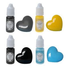 9pcs Kit Epoxy Pigment Opaque Liquid Resin Colorant 18 Col 0 35oz Non Toxic
