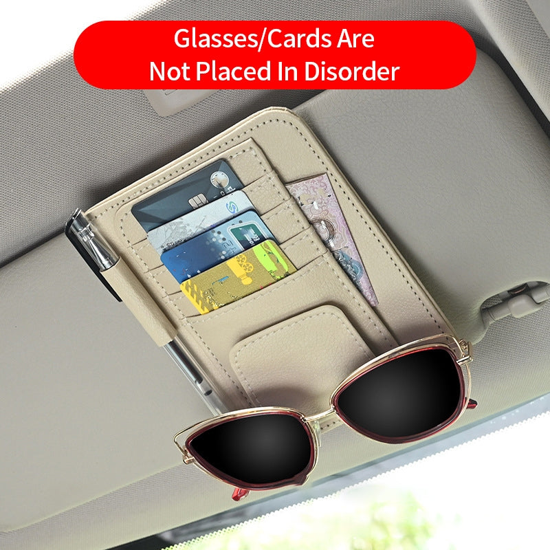 Car Sun Visor Organizer Pocket Auto Interior Accessories