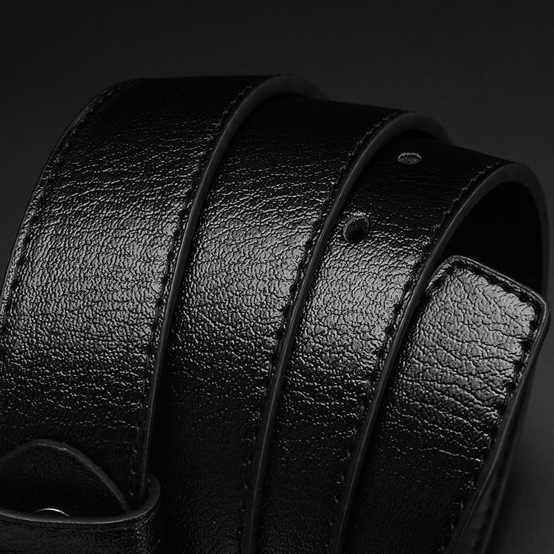 Men's Square Letter Pattern Buckle Waist Strap Belt Size 45 2in