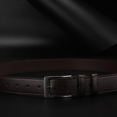 Men's Square Letter Pattern Buckle Waist Strap Belt Size 45 2in