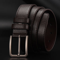 Men's Square Letter Pattern Buckle Waist Strap Belt Size 45 2in
