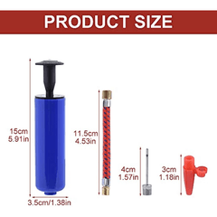 10pcs Ball Pump Set Portable Pump Kit for Rugby Volleyball Football