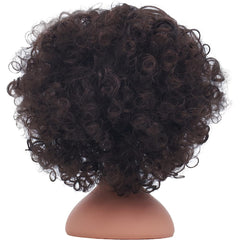 Girl's Cosplay Wig Green Glasses Earrings Halloween Prop