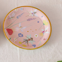 12pcs Fantasy Wind Flower Fairy Party Disposable Cutlery Set