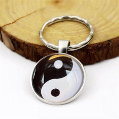 Tai Chi Pendant Keychain for Car Keys Backpacks Wallets