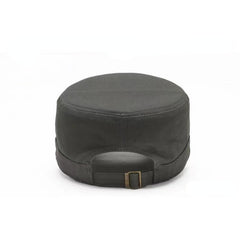 Men's Army Green Baseball Cap with Star Embroidery