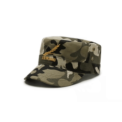 Men's Army Green Baseball Cap with Star Embroidery