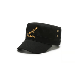 Men's Army Green Baseball Cap with Star Embroidery