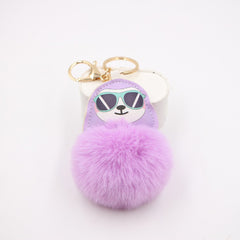 Pom Pom Pendant Car Key Pendant Plush Bag Charms