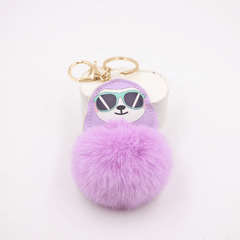 Pom Pom Pendant Car Key Pendant Plush Bag Charms
