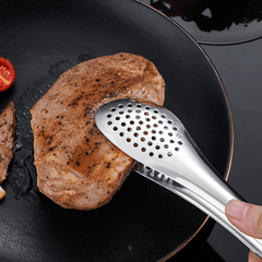 Kitchen Tongs Stainless Steel for BBQ Cooking
