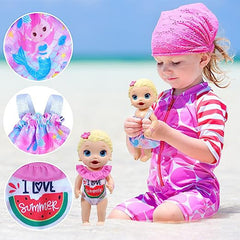7 Sets Doll Clothes for 25.4 Cm Baby Dolls