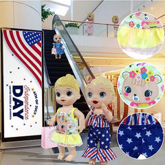 5 Sets Doll Clothes Outfit Dress for 25.4 cm Baby Dolls