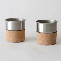 Wood Grain Cup Holder Non Slip Cup Sleeve Wraps For Coffee Cups