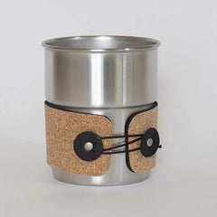 Wood Grain Cup Holder Non Slip Cup Sleeve Wraps For Coffee Cups