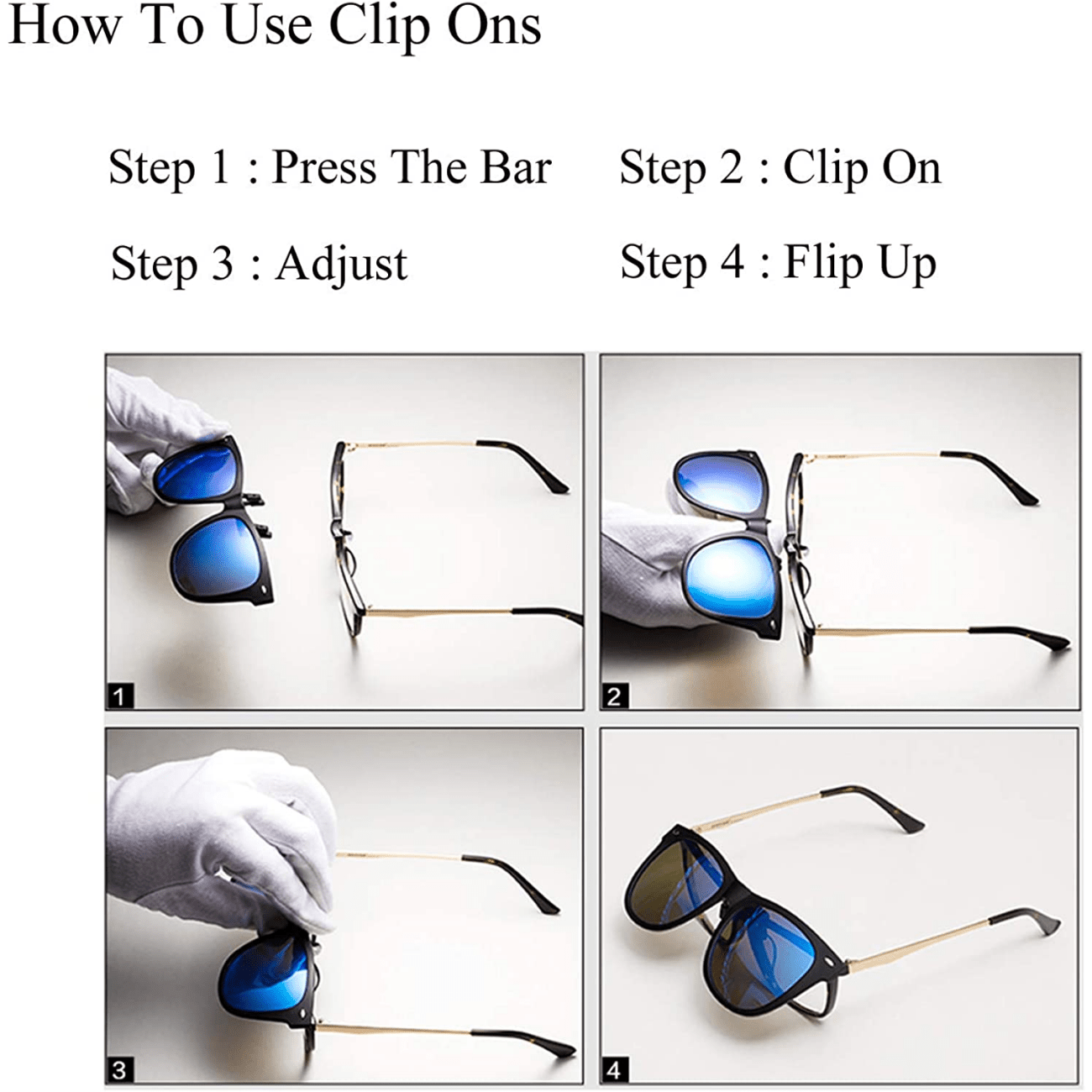 Polarized Sunglasses Clip Unisex Driving Special Lens Clip