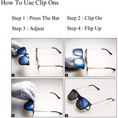 Polarized Sunglasses Clip Unisex Driving Special Lens Clip