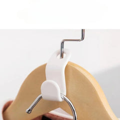 10pcs Hanger Connection Hook for Wardrobe Organization