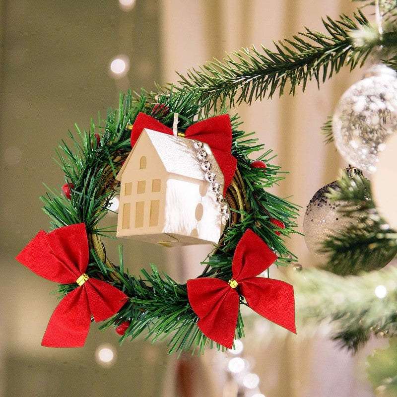 12pc Artificial Wreaths for Christmas and Year Round Decor
