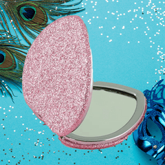 3D Stereo Creative Metal Handle Mirror Classic Peacock Handheld Makeup Mirror