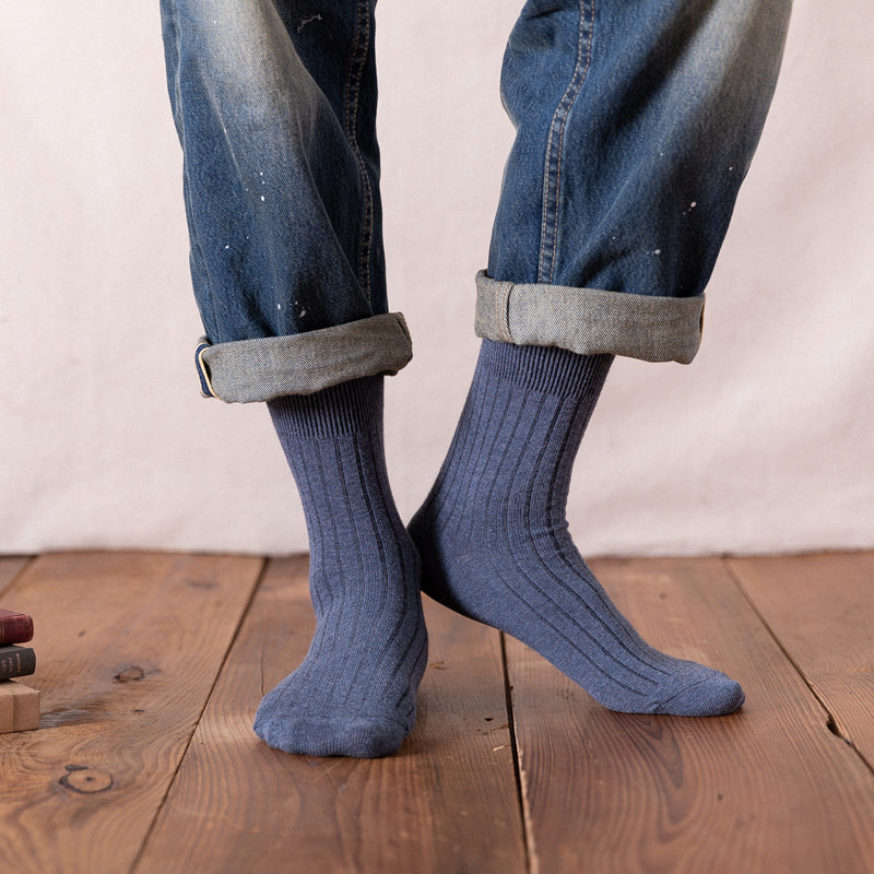 5 Pairs Men's Solid Short Socks Thick Warm Striped Sports Socks