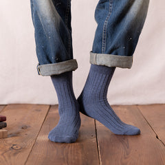 5 Pairs Men's Solid Short Socks Thick Warm Striped Sports Socks