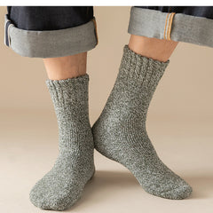 Men's Warm Thermal Crew Socks for Winter Outdoor Wearing