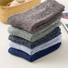 Men's Warm Thermal Crew Socks for Winter Outdoor Wearing