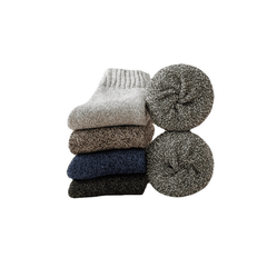 Men's Warm Thermal Crew Socks for Winter Outdoor Wearing