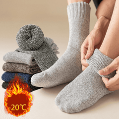 Men's Warm Thermal Crew Socks for Winter Outdoor Wearing