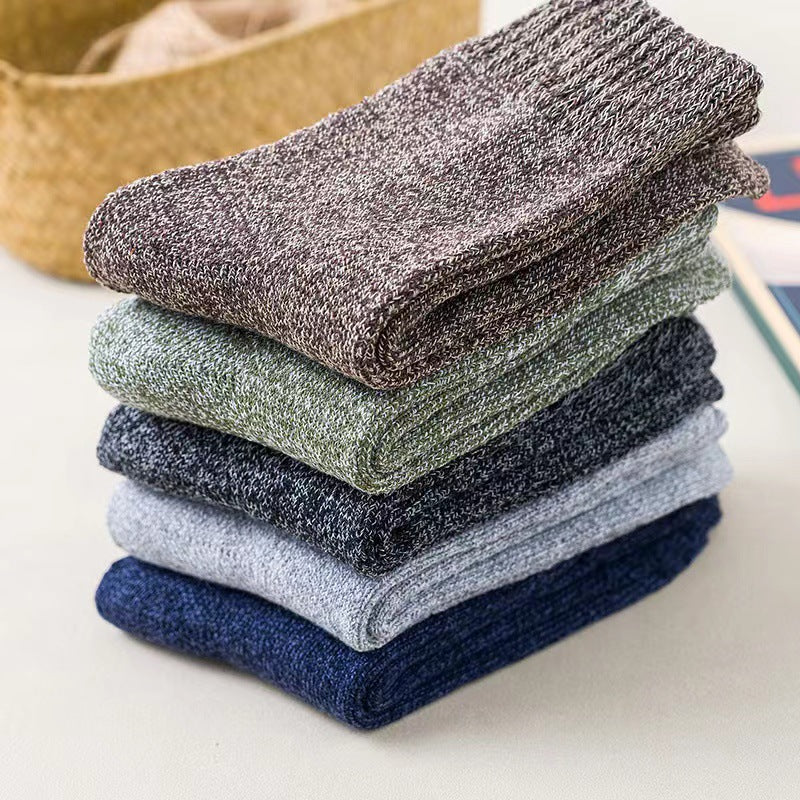 Men's Warm Thermal Crew Socks for Winter Outdoor Wearing
