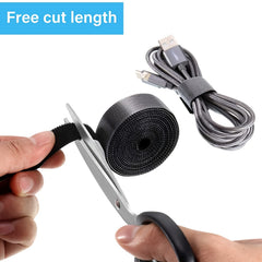 6 Rolls Hook & Loop Straps for Home & Office Organization