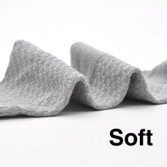5 Pairs Bamboo Soft Ankle Socks Solid Breathable Crew Socks