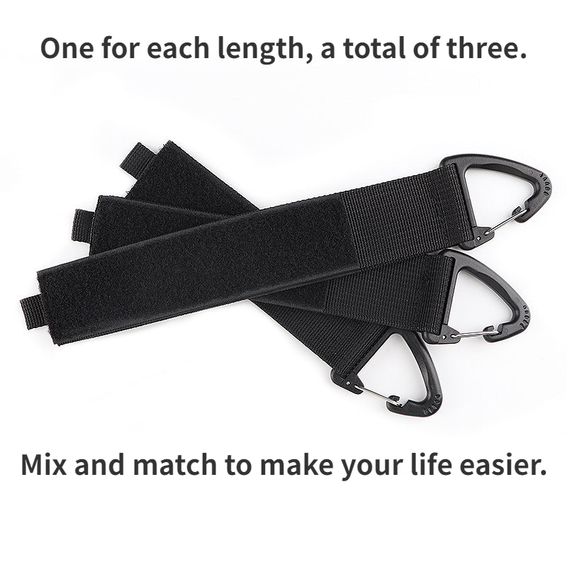 Gravity Tie Downs w/ Mountaineering Buckle for Camping & Travel Gear