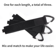 Gravity Tie Downs w/ Mountaineering Buckle for Camping & Travel Gear